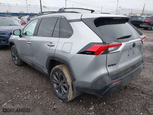 2024 Toyota RAV4 Hybrid XLE Premium with VIN 2T3B6RFV1RW080819, listed as a IAAI auction lot 41118846 with 236 mi miles. Bid and sale history available at carsss.com. Image 3.