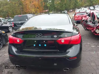 2015 Infiniti Q50 Premium with VIN JN1BV7AR1FM411864, listed as a IAAI auction lot 40800193 with 104,154 mi miles. Bid and sale history available at carsss.com. Image 15.