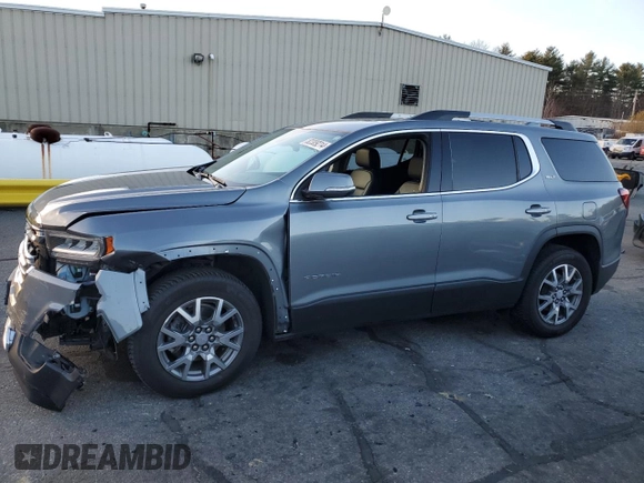 2021 GMC Acadia SLT z VIN 1GKKNUL42MZ197923, wystawiony jako Copart lot #82309214 z przebiegiem 93 223 mil mil oraz Szkoda całkowita • Salvage title. Historia ofert i sprzedaży dostępna na DreamBid. Obrazek 1.
