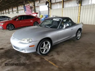 2003 Mazda MX-5 Miata Cloth with VIN JM1NB353530301713, listed as a Copart auction lot 51114645 with 67,818 mi miles and Clean Title. Bid and sale history available at DreamBid. Image 1.