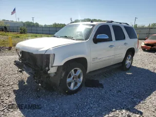 2011 Chevrolet Tahoe LTZ with VIN 1GNSCCE08BR393259, listed as a Copart auction lot 52697835 with 201,833 mi miles and Salvage title. Bid and sale history available at DreamBid. Image 1.
