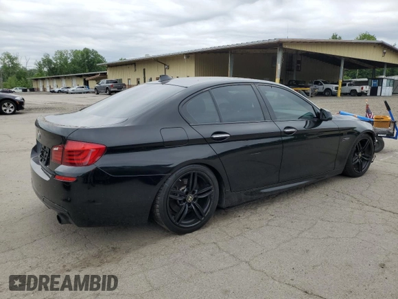 2013 BMW 5 Series 535i xDrive with VIN WBAFU7C59DDU68738, listed as a Copart auction lot 62061725 with 153,052 mi miles and Salvage title. Bid and sale history available at DreamBid. Image 3.