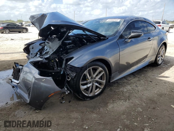 2019 Lexus RC 300 with VIN JTHHA5BC8K5009912, listed as a Copart auction lot 44950345 with Not provided miles and Non repairable. Bid and sale history available at DreamBid. Image 1.