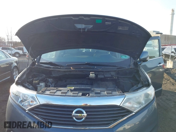 2012 Nissan Quest SL with VIN JN8AE2KP9C9047446, listed as a IAAI auction lot 41666410 with 153,719 mi miles and . Bid and sale history available at carsss.com. Image 10.