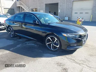 2019 Honda Accord Sport with VIN 1HGCV1F37KA073001, listed as a IAAI auction lot 42270985 with Not provided miles and . Bid and sale history available at DreamBid. Image 1.
