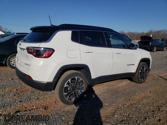 2023 Jeep Compass Limited with VIN 3C4NJDCN9PT525573, listed as a Copart auction lot 48264325 with 14,598 mi miles and Salvage Title. Bid and sale history available at carsss.com. Image 3.