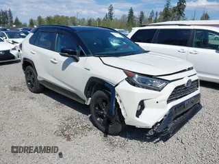 2021 Toyota RAV4 Hybrid XSE with VIN 4T3E6RFV9MU040817, listed as a IAAI auction lot 42182773 with 39,438 mi miles and . Bid and sale history available at DreamBid. Image 1.