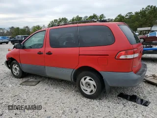 2002 Toyota Sienna LE with VIN 4T3ZF13C52U448931, listed as a Copart auction lot 87849225 with 320,841 mi miles and Salvage Title. Bid and sale history available at carsss.com. Image 2.