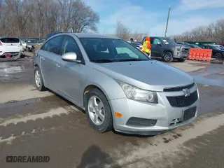 2014 Chevrolet Cruze 1LT with VIN 1G1PC5SBXE7471162, listed as a IAAI auction lot 41645201 with 168,226 mi miles. Bid and sale history available at carsss.com. Image 1.