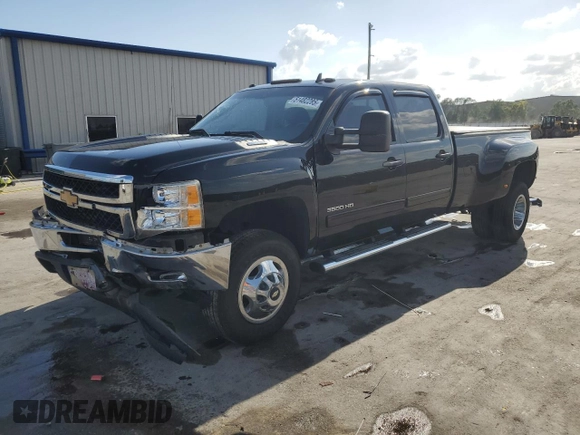 2013 Chevrolet Silverado 3500HD LT with VIN 1GC4K0C87DF237505, listed as a Copart auction lot 51482285 with 160,521 mi miles and Salvage Title. Bid and sale history available at carsss.com. Image 1.