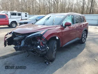 2022 Nissan Rogue SV with VIN JN8BT3BB4NW335819, listed as a Copart auction lot 46395065 with 58,537 mi miles and Salvage Title. Bid and sale history available at carsss.com. Image 1.