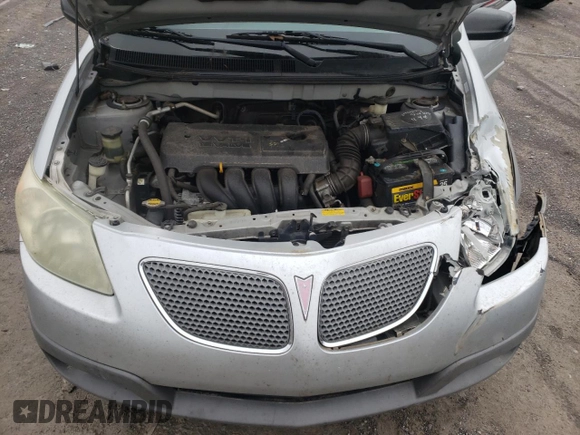 2006 Pontiac Vibe with VIN 5Y2SL65886Z458424, listed as a Copart auction lot 57891364 with 177,640 mi miles and Salvage Title. Bid and sale history available at carsss.com. Image 12.