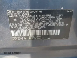 2007 Toyota RAV4 Sport z VIN JTMBD32V676049900, wystawiony jako IAAI lot #42310343 z przebiegiem 278 705 mil mil oraz . Historia ofert i sprzedaży dostępna na DreamBid. Obrazek 9.