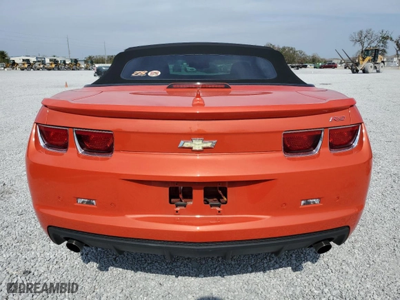 2012 Chevrolet Camaro 2LT with VIN 2G1FC3D31C9118374, listed as a Copart auction lot 43202745 with 101,461 mi miles and Salvage Title. Bid and sale history available at carsss.com. Image 6.
