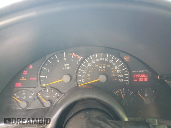 1999 Pontiac Firebird Trans Am with VIN 2G2FV32G1X2217352, listed as a Copart auction lot 79941714 with 174,580 mi miles and Salvage title. Bid and sale history available at DreamBid. Image 9.