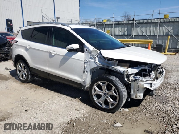 2017 Ford Escape Titanium with VIN 1FMCU9J96HUB65716, listed as a Copart auction lot 49584665 with 112,149 mi miles and Salvage Title. Bid and sale history available at carsss.com. Image 4.
