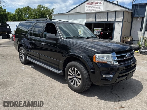 2016 Ford Expedition Max XLT z VIN 1FMJK1JT2GEF43405, wystawiony jako Copart lot #58369175 z przebiegiem 107 658 mil mil oraz Czysty tytuł • Clean title. Historia ofert i sprzedaży dostępna na DreamBid. Obrazek 1.