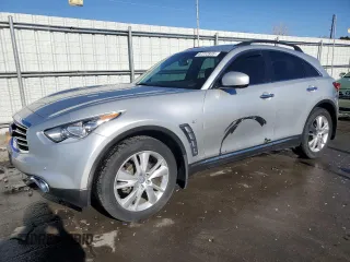2016 Infiniti QX70 with VIN JN8CS1MW5GM750058, listed as a Copart auction lot 47272935 with 82,155 mi miles and Salvage Title. Bid and sale history available at DreamBid. Image 1.