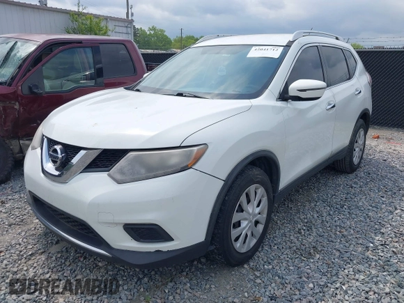 2016 Nissan Rogue S with VIN KNMAT2MTXGP612171, listed as a IAAI auction lot 42041712 with 181,246 mi miles. Bid and sale history available at carsss.com. Image 2.