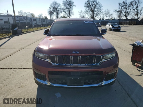 2021 Jeep Grand Cherokee Limited with VIN 1C4RJKBG9M8174778, listed as a Copart auction lot 89353225 with 41,713 mi miles and Salvage Title. Bid and sale history available at DreamBid. Image 5.