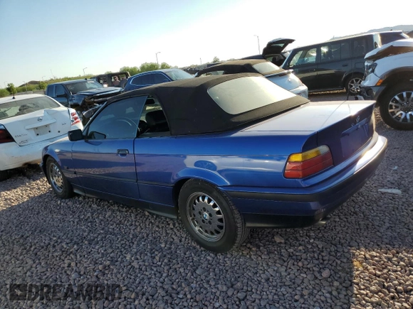 1995 BMW 3 Series 318iC with VIN WBABK5326SEC85578, listed as a Copart auction lot 70908734 with 200,381 mi miles and Salvage Title. Bid and sale history available at carsss.com. Image 2.