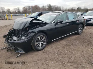 2018 Lexus LS with VIN JTHC51FF3J5002473, listed as a Copart auction lot 80737774 with 40,184 mi miles and Salvage Title. Bid and sale history available at carsss.com. Image 1.