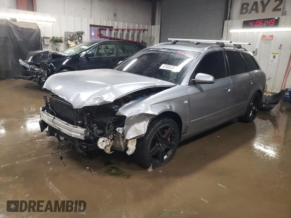 2007 Audi A4 2.0T with VIN WAUKF78E47A100636, listed as a Copart auction lot 41652025 with 141,770 mi miles and Salvage title. Bid and sale history available at DreamBid. Image 1.