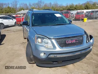 2007 GMC Acadia SLE with VIN 1GKER13737J169920, listed as a IAAI auction lot 41768666 with 0 mi miles. Bid and sale history available at carsss.com. Image 1.