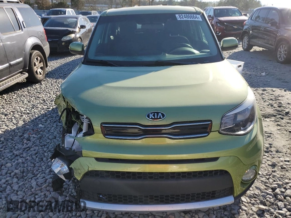 2018 Kia Soul + with VIN KNDJP3A58J7895273, listed as a Copart auction lot 82486664 with 54,697 mi miles and Salvage Title. Bid and sale history available at carsss.com. Image 5.