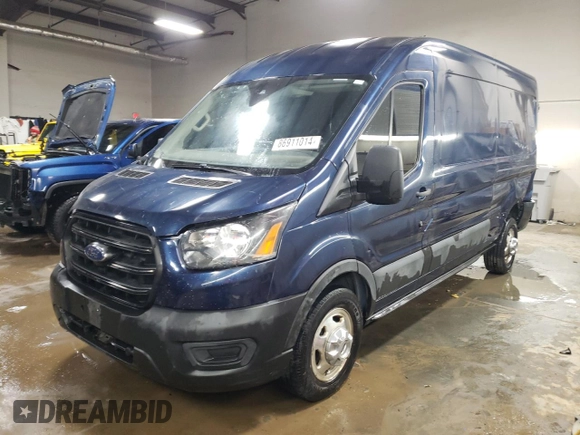 2020 Ford Transit Cargo z VIN 1FTBR2C84LKB69488, wystawiony jako Copart lot #86911014 z przebiegiem 104 004 mil mil oraz Szkoda całkowita • Salvage title. Historia ofert i sprzedaży dostępna na DreamBid. Obrazek 1.