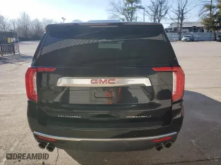 2021 GMC Yukon XL Denali with VIN 1GKS2JKL1MR444476, listed as a Copart auction lot 47827265 with 98,058 mi miles and Salvage Title. Bid and sale history available at carsss.com. Image 6.