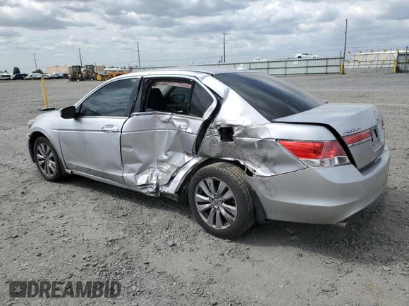 2011 Honda Accord EX-L with VIN 1HGCP3F83BA029580, listed as a Copart auction lot 61879515 with 192,131 mi miles and Salvage title. Bid and sale history available at DreamBid. Image 2.