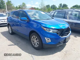 2019 Chevrolet Equinox LT z VIN 3GNAXUEV8KS571105, wystawiony jako IAAI lot #42553605 z przebiegiem 99 028 mil mil oraz . Historia ofert i sprzedaży dostępna na DreamBid. Obrazek 1.