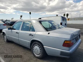 1990 Mercedes-Benz 300 with VIN WDBEA30D7LB246817, listed as a Copart auction lot 71825934 with 120,489 mi miles and Salvage Title. Bid and sale history available at carsss.com. Image 2.