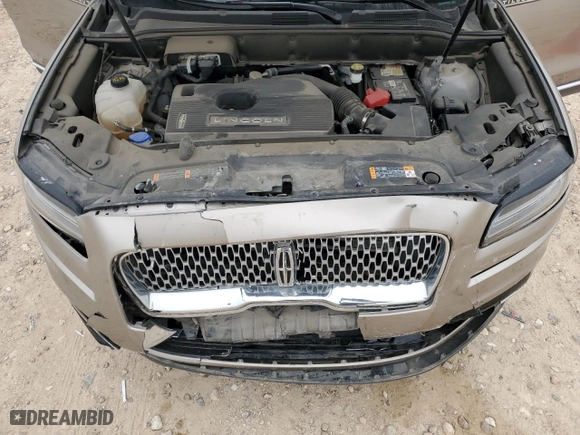 2019 Lincoln Nautilus Standard with VIN 2LMPJ6J95KBL18872, listed as a Copart auction lot 46453375 with 35,307 mi miles and Salvage Title. Bid and sale history available at carsss.com. Image 13.