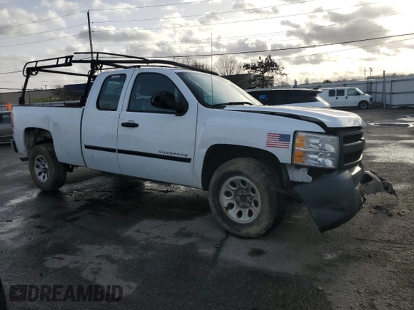 2011 Chevrolet Silverado 1500 Work Truck with VIN 1GCRCPEX4BZ271946, listed as a Copart auction lot 47560515 with 160,974 mi miles and Salvage Title. Bid and sale history available at DreamBid. Image 4.