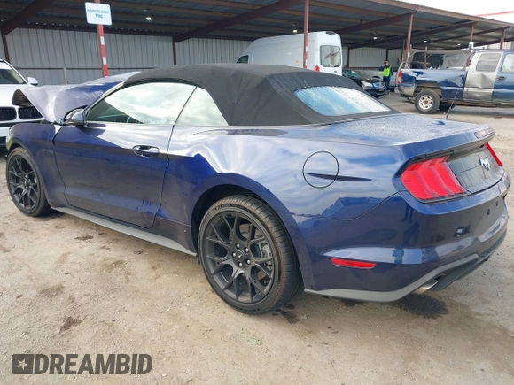 2019 Ford Mustang EcoBoost with VIN 1FATP8UH6K5118864, listed as a IAAI auction lot 41461842 with Not Provided miles. Bid and sale history available at carsss.com. Image 3.
