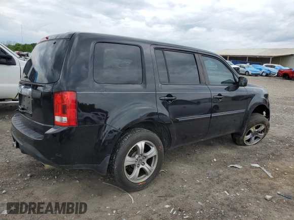 2014 Honda Pilot EX-L with VIN 5FNYF3H73EB015573, listed as a Copart auction lot 54380885 with 197,366 mi miles and Salvage title. Bid and sale history available at DreamBid. Image 3.