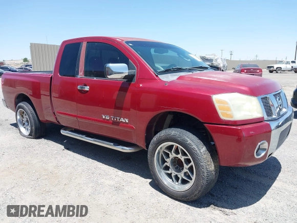 2005 Nissan Titan SE with VIN 1N6AA06A05N515072, listed as a IAAI auction lot 42527454 with Not provided miles and . Bid and sale history available at DreamBid. Image 1.