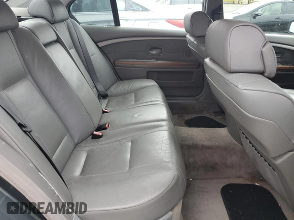 2003 BMW 7 Series 745Li with VIN WBAGN63403DR13949, listed as a Copart auction lot 81795894 with 109,828 mi miles and Salvage Title. Bid and sale history available at DreamBid. Image 10.