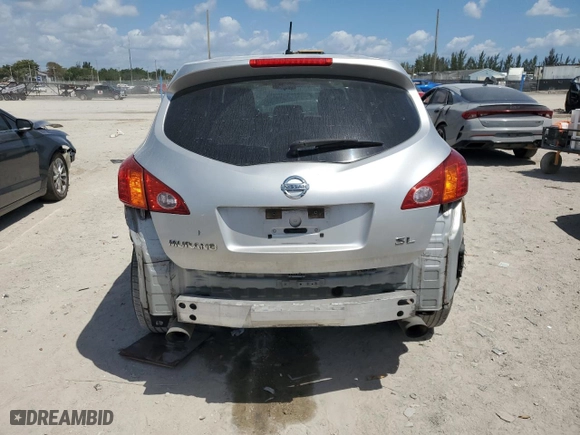 2009 Nissan Murano S with VIN JN8AZ18U99W009964, listed as a Copart auction lot 52110985 with 255,365 mi miles and Salvage Title. Bid and sale history available at carsss.com. Image 6.