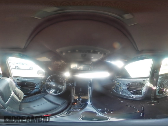 2019 Infiniti Q50 RED SPORT 400 with VIN JN1FV7AP9KM760846, listed as a Copart auction lot 46466525 with 54,485 mi miles and Salvage Title. Bid and sale history available at carsss.com. Image 13.