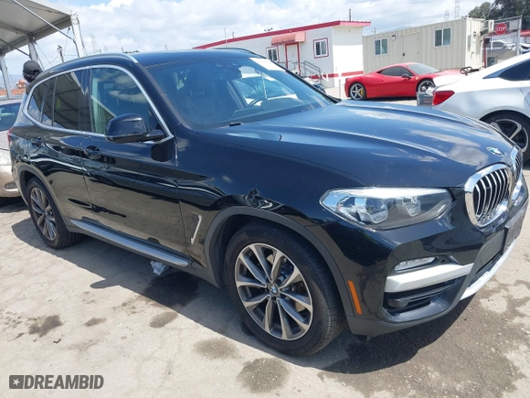 2019 BMW X3 sDrive30i with VIN 5UXTR7C50KLR49700, listed as a IAAI auction lot 41959424 with 74,637 mi miles. Bid and sale history available at carsss.com. Image 1.