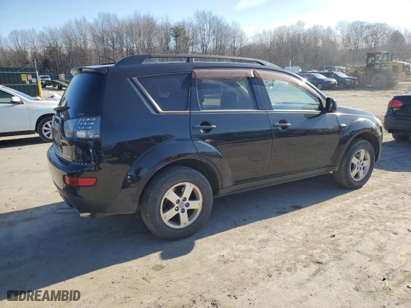 2007 Mitsubishi Outlander LS with VIN JA4MT31X67U010809, listed as a Copart auction lot 48385255 with 146,506 mi miles and Salvage Title. Bid and sale history available at carsss.com. Image 3.