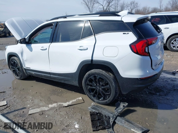 2021 GMC Terrain SLT with VIN 3GKALVEV3ML368988, listed as a IAAI auction lot 41925690 with 57,630 mi miles and . Bid and sale history available at carsss.com. Image 3.