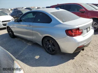 2017 BMW 2 Series M240i with VIN WBA2G1C38HV639531, listed as a Copart auction lot 74991384 with 89,581 mi miles and Non Repairable. Bid and sale history available at carsss.com. Image 2.