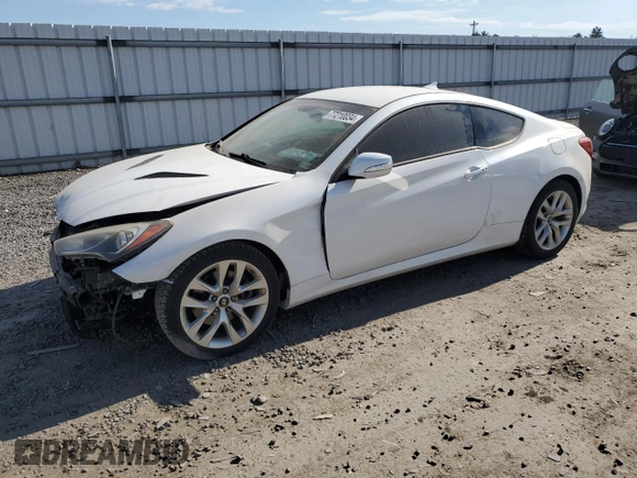2016 Hyundai Genesis Coupe 3.8L Base with VIN KMHHT6KJ6GU132228, listed as a Copart auction lot 77210034 with 76,314 mi miles and Salvage Title. Bid and sale history available at carsss.com. Image 1.