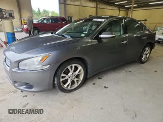 2014 Nissan Maxima SV with VIN 1N4AA5AP2EC473629, listed as a Copart auction lot 61405785 with 144,342 mi miles and Clean title. Bid and sale history available at DreamBid. Image 1.