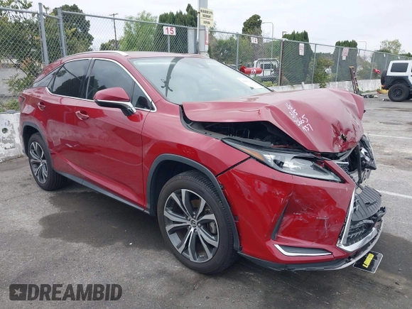 2020 Lexus RX with VIN 2T2HZMAA4LC151937, listed as a IAAI auction lot 41891611 with 39,401 mi miles. Bid and sale history available at carsss.com. Image 13.