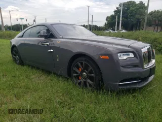 2018 Rolls-Royce Wraith z VIN SCA665C5XJUX87117, wystawiony jako Copart lot #65855274 z przebiegiem Nie podano mil oraz Szkody całkowita. Historia ofert i sprzedaży dostępna na DreamBid. Obrazek 4.